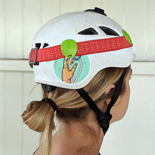 Climb Like a Girl Sticker