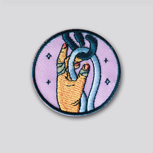 Climb Like a Girl Iron on Patch