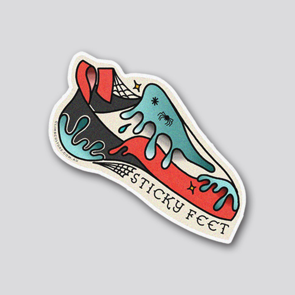 Sticky Feet Sticker