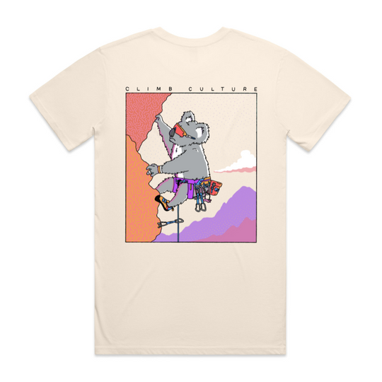 Koala Climber Unisex Tee | Ecru