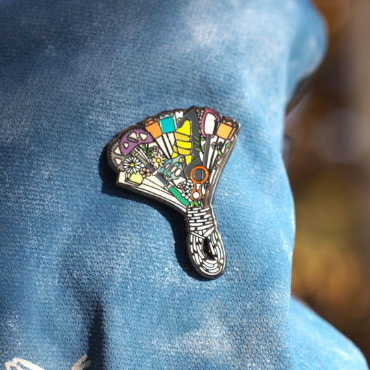 Gear Flowers Hard Enamel Pin