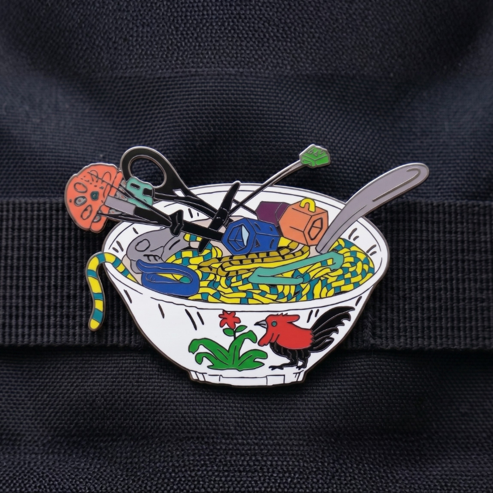 Gear Soup Hard Enamel Pin
