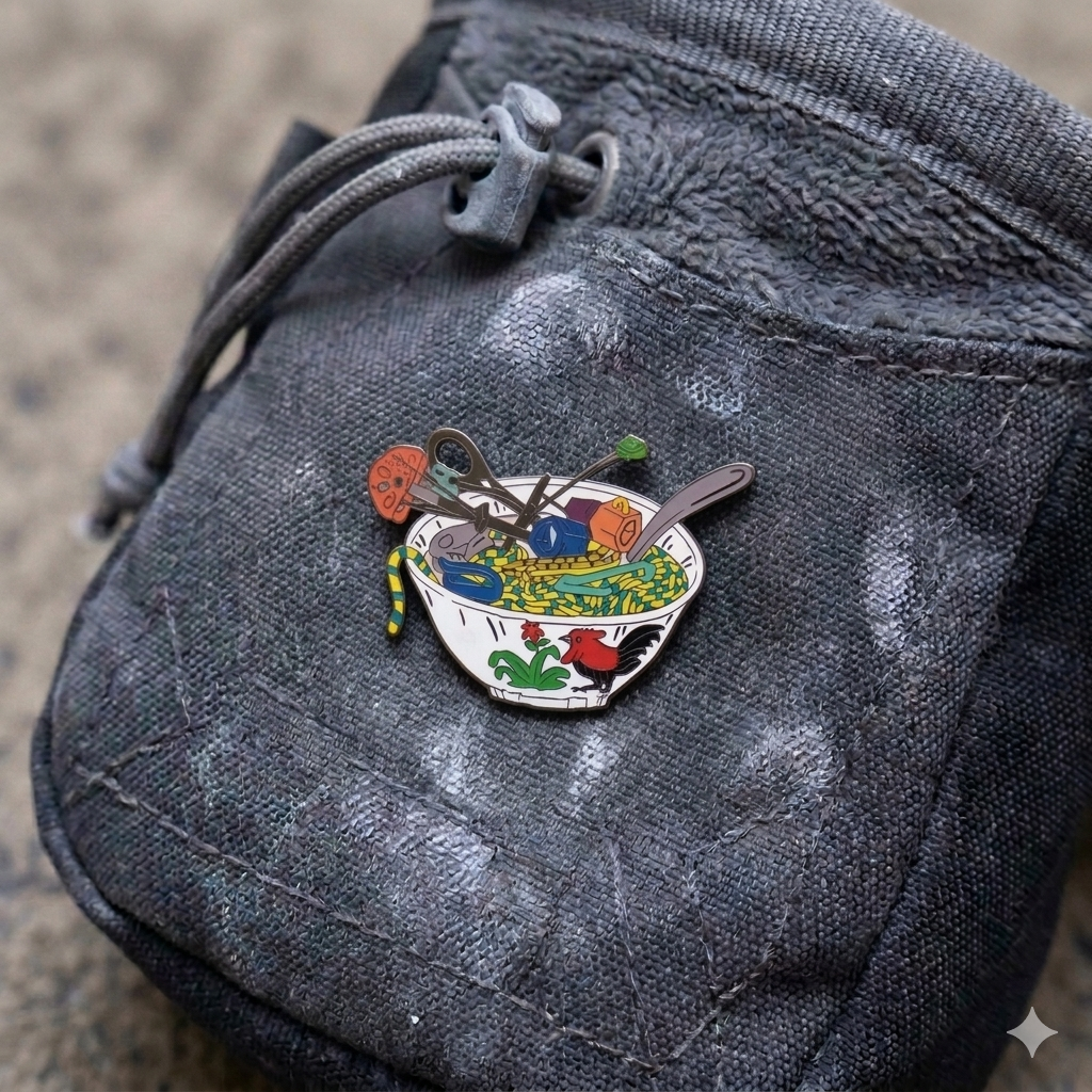 Gear Soup Hard Enamel Pin