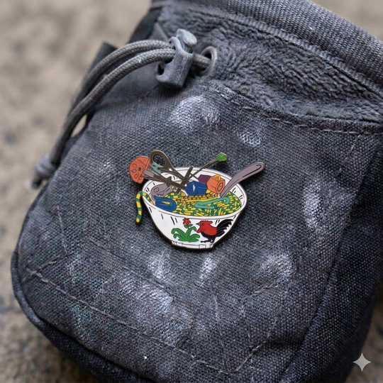 Gear Soup Hard Enamel Pin