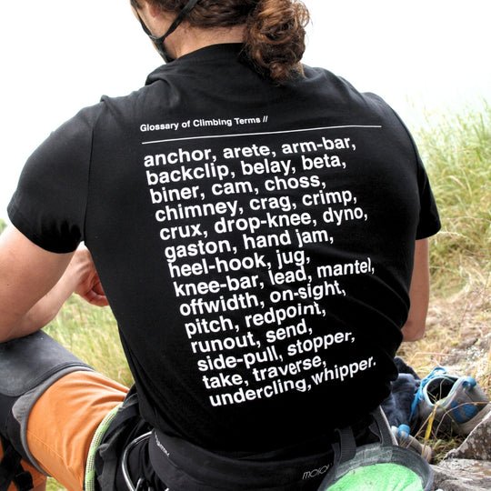 Climbing Glossary Unisex Tee