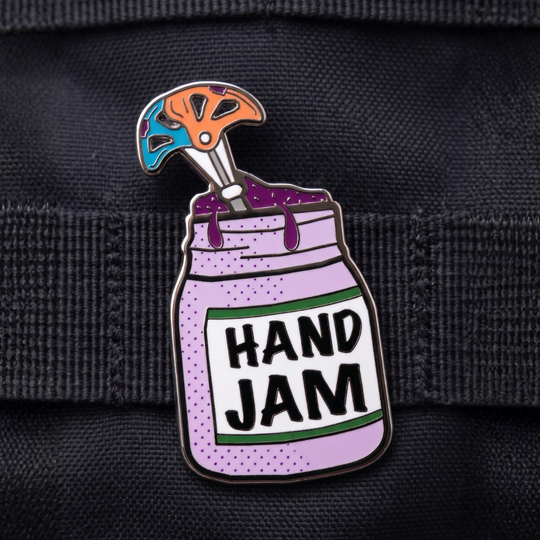 Hand Jam Hard Enamel Pin