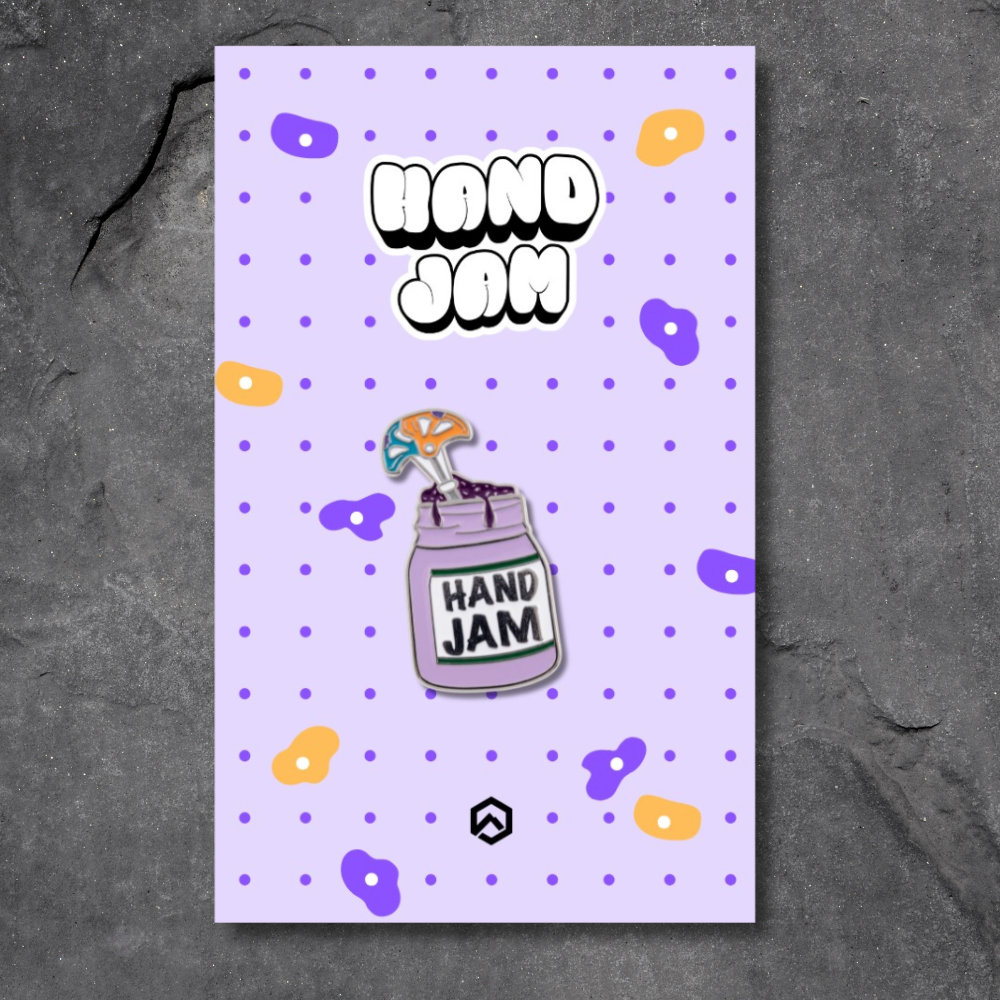 Hand Jam Hard Enamel Pin