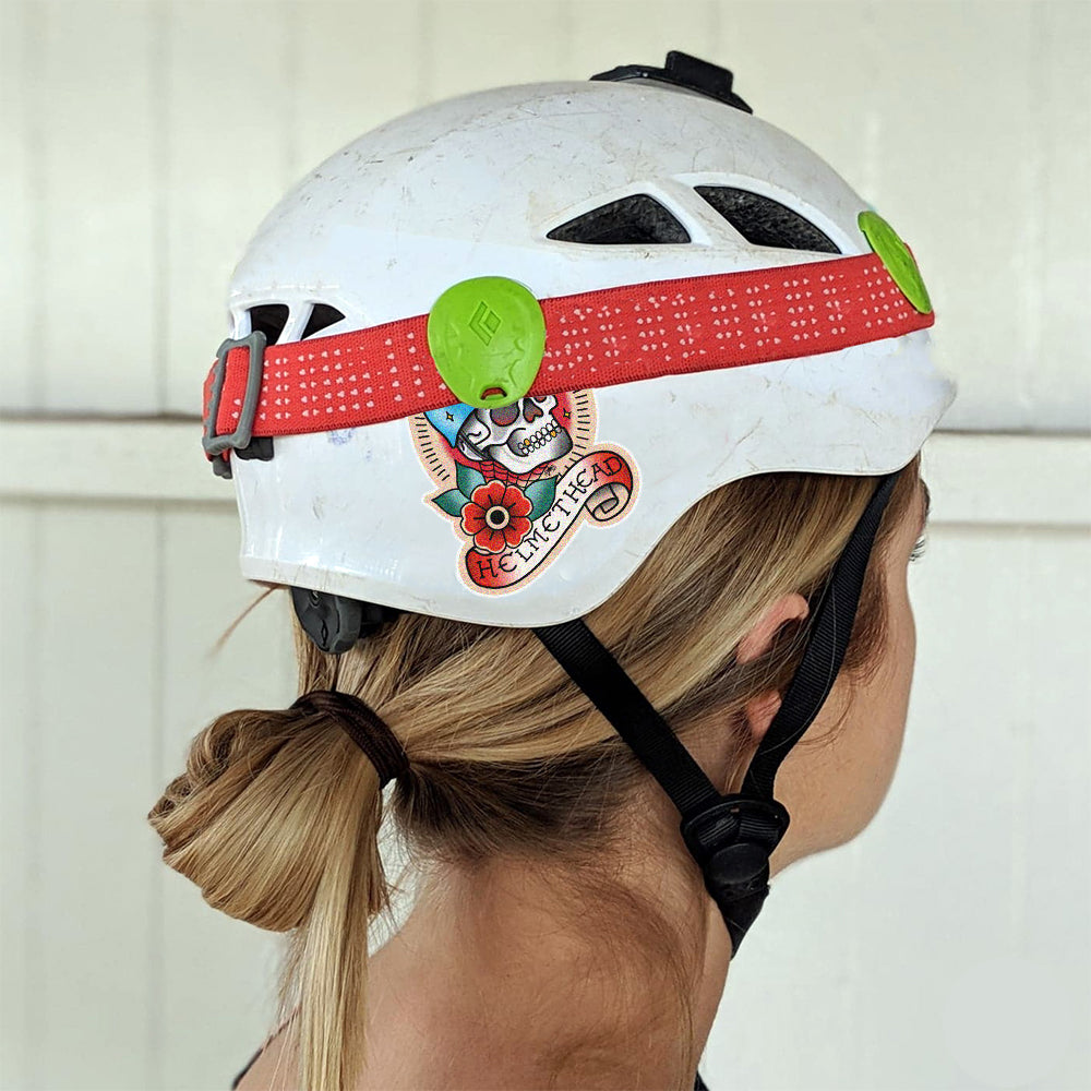 Helmet Head Sticker