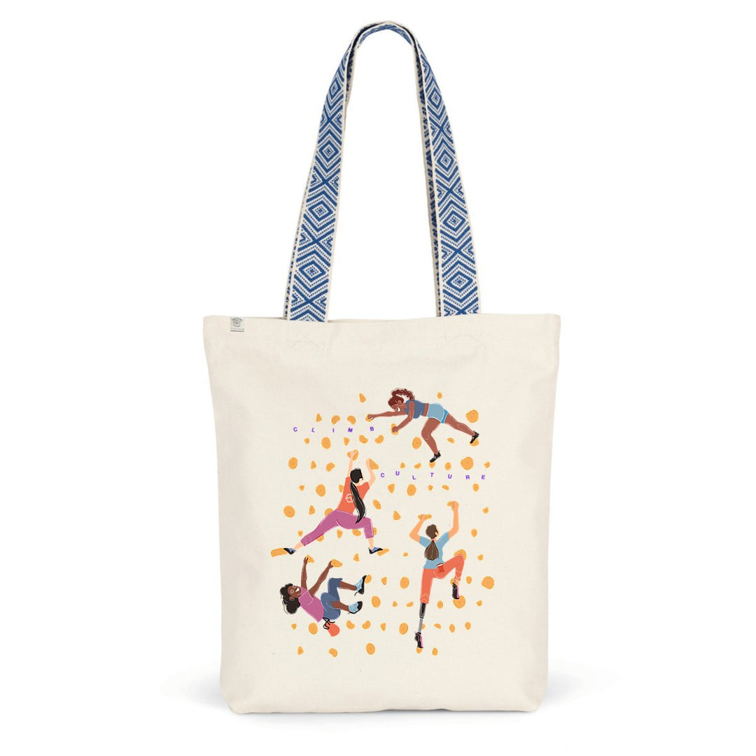 Climbing is for Every Body Organic Tote Bag
