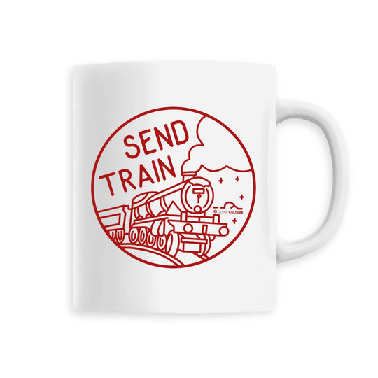 Send Train Ceramic Mug