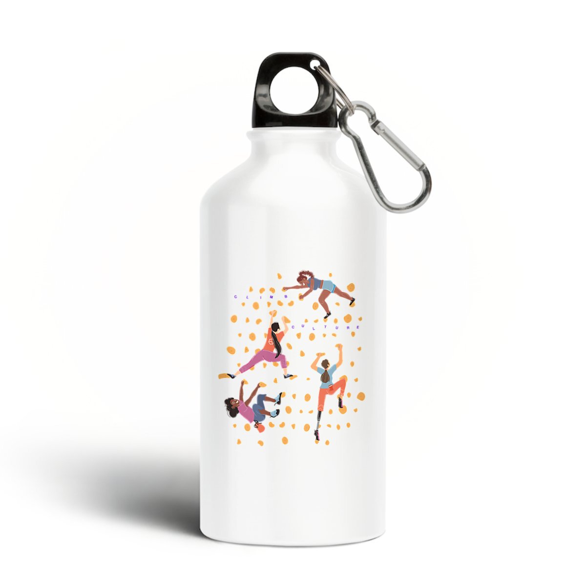 Climbing is for Every Body Aluminium Water Bottle